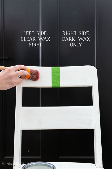How To Apply Dark Wax To Chalk Paint