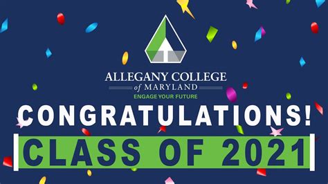 Spring Virtual Commencement Ceremony Graduation Allegany College Of Maryland Youtube