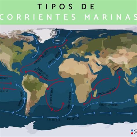 Actualizar 86 Imagen Planisferio De Corrientes Marinas Con Nombres