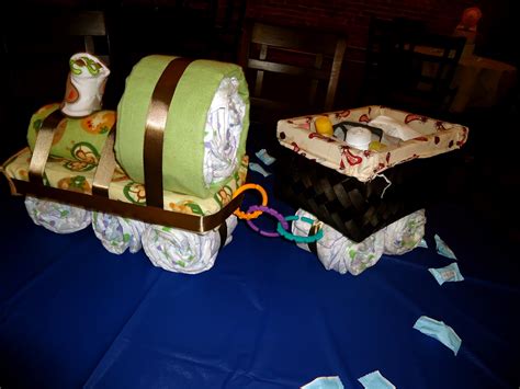 Sisters On Blackwell Homemade Train Baby Shower Centerpiece