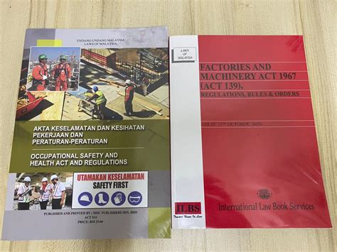 Osha Occupational Safety And Health Act Factories And Machinery Act