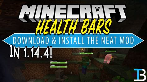 How To Add Health Bars To Minecraft 1144 Download And Install The Neat