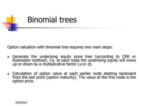 Ppt Lecture 6 Binomial Trees Powerpoint Presentation Free Download Id465366