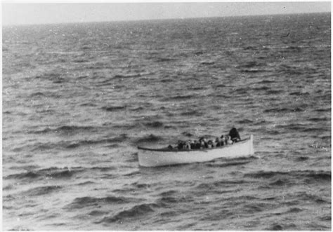 This Is An Uncaptioned Photograph Of TITANIC Survivors In A Lifeboat