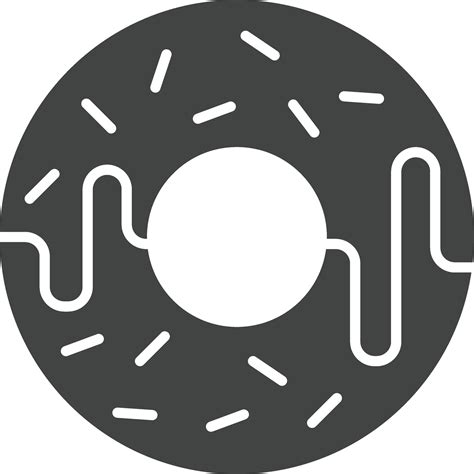 Doughnut Sprinkled Icon Vector Image Suitable For Mobile Apps Web