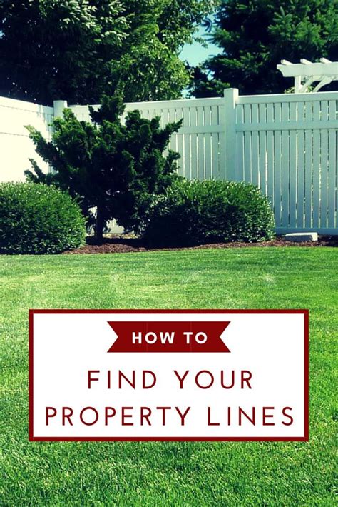 How to determine property lines. How to Find Property Lines When Building a Fence or ...