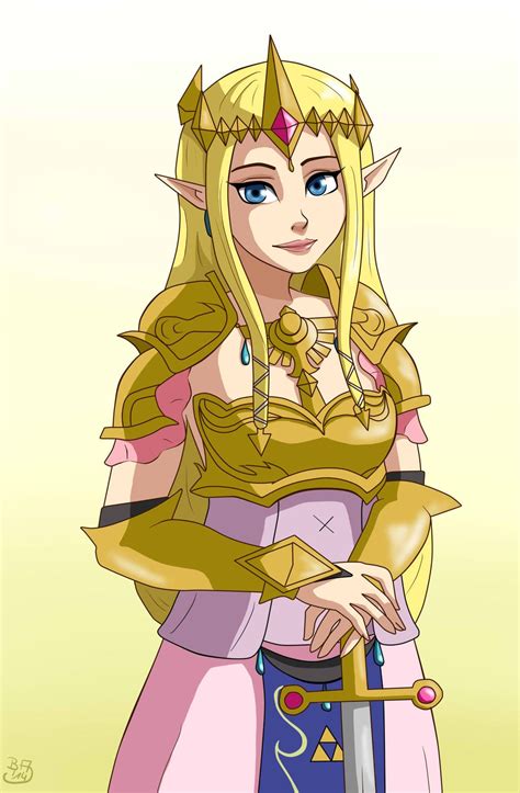 Zelda By Baramarts On Deviantart Legend Of Zelda Zelda Art Warrior