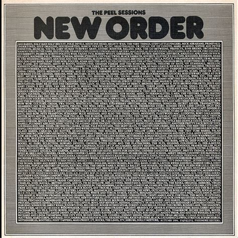 New Order The Peel Sessions 1986 Vinyl Discogs