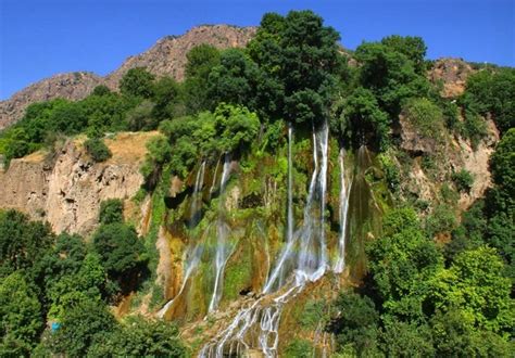 Bisheh Waterfall One Of Major Attractions Of Irans Lorestan