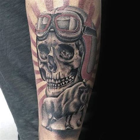 During this period of the last century, custom helmets have shortly begun its we can also directly connect skull motive with dangerous substances and chemicals, as well as a symbol of immortality when used as a tattoo. 70 Biker Tattoos For Men - Manly Motorcycle Ink Design Ideas