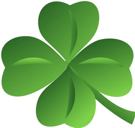 Download High Quality Four Leaf Clover Clipart Heart Transparent Png