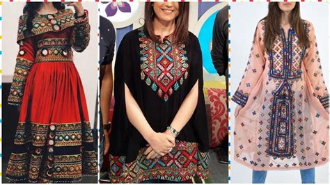 Top Stylish Pashto Pathani Afghani And Balochi Dresses Collection 2019