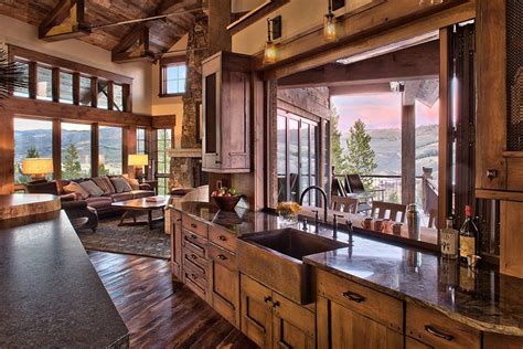 House Design Rustic Ranch House In Colorado Opens To The Mountains More