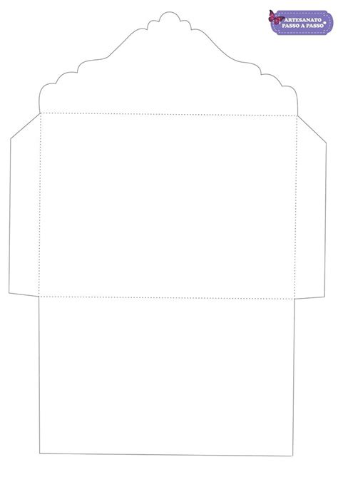 Molde De Envelope Para Imprimir Modelos Artesanato Passo A Passo