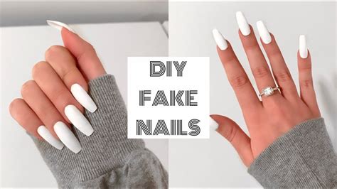 HOW TO DO FAKE NAILS AT HOME FOR BEGINNERS! | Acrylic Nails Under $30