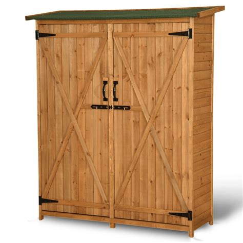 Mcombo 45 Ft W X 15 Ft D Solid Wood Lean To Tool Shed And Reviews