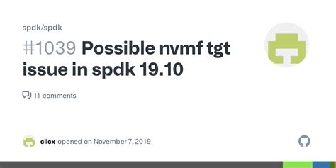 Possible Nvmf Tgt Issue In Spdk Issue Spdk Spdk Github