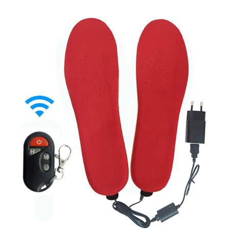 Winter Thermal Rechargeable Heated Insoles With Remote Control Heating