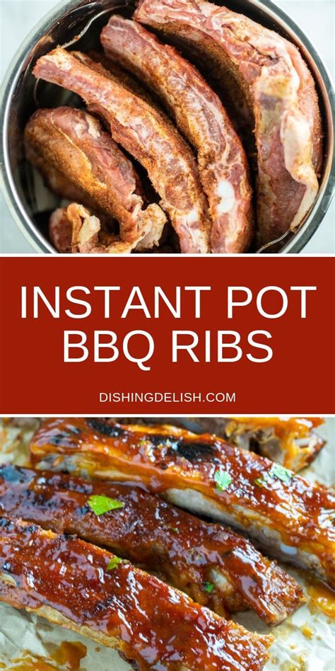 Scatter any fat and meat trimmings in the pan around the bones. BBQ Instant Pot Ribs are falling-off-the-bone tender and ...