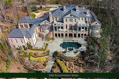 515 Million Brick Regency Mansion In Atlanta Ga Mansions