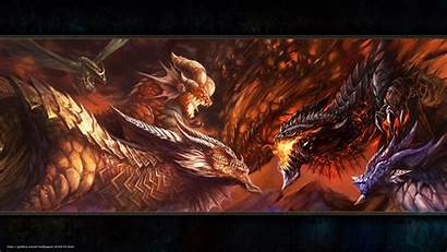 Warcraft Deathwing Dragons Fantasy Artwork Dragon Aspect