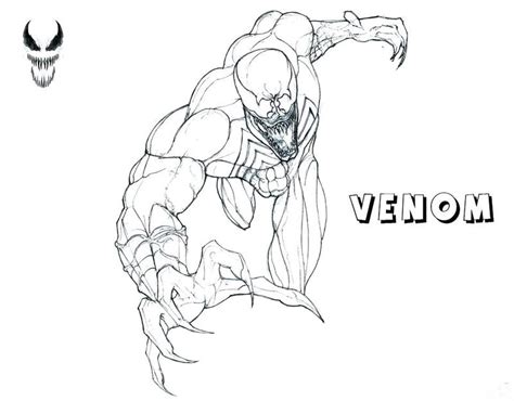 Dibujos De Venom Para Colorear Colorear Com