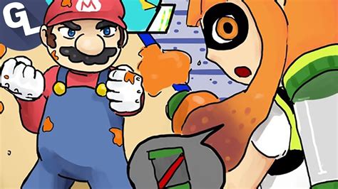 Mario Vs Inkling Girl Youtube