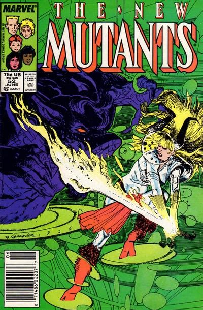 The New Mutants 52 Newsstand The New Mutants 1983 Series