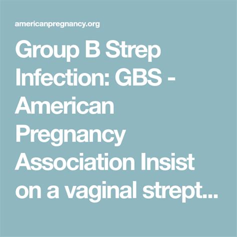Pin On Group B Strep In Pregnancy