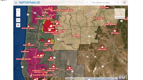 Interactive Map Shows Current Oregon Wildfires And Evacuation Zones