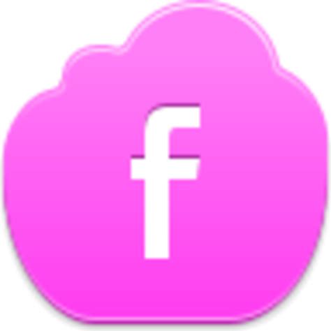 Pink Facebook Logo Transparent Background