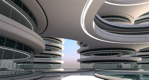 Futuristic Building 101 Wirecase