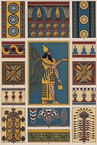 Assyrian Art Colour Litho Our Beautiful Pictures Are Available As