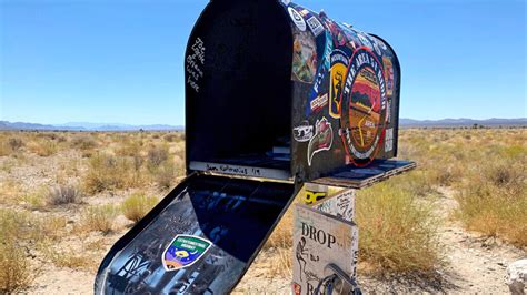 A backyard, or back yard, is a yard at the back of a house, common in suburban developments in the western world. The Black Mailbox | Alamo, Nevada | What Is the Black Mailbox?