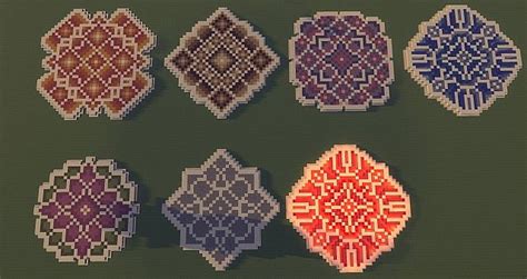 Also add stylish circle pixel stretch effect with photo, and set background. Floor Patterns - Minecraft Building Inc