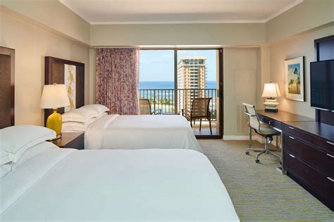 Kalia 1 Bedroom Ocean View 2 Double Bed Suite At Hilton Grand Vacations