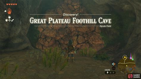 Great Plateau Foothill Cave The Legend Of Zelda Tears Of The Kingdom