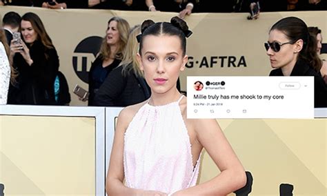 Tweets About Millie Bobby Browns Converse On The 2018 Sag Awards Red