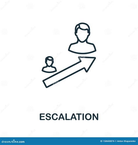 Escalation Outline Icon Thin Line Concept Element From Crm Icons