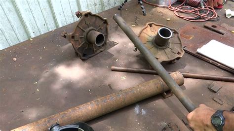 Homemade Steer Axle Build For A Wagon Youtube