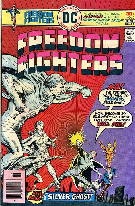 Freedom Fighters Vf Dc Uncle Sam Silver Ghost Yousellcomics