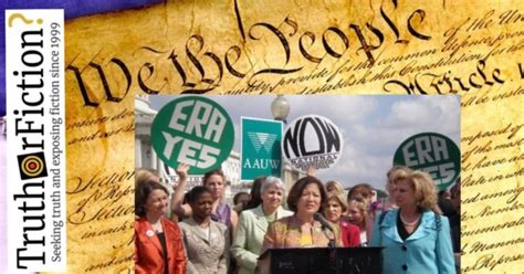 Equal Rights Amendment Archives Truth Or Fiction