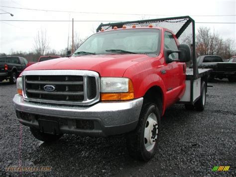 2000 Ford F550 Super Duty Xl Regular Cab 4x4 Dump Truck In Red D64984