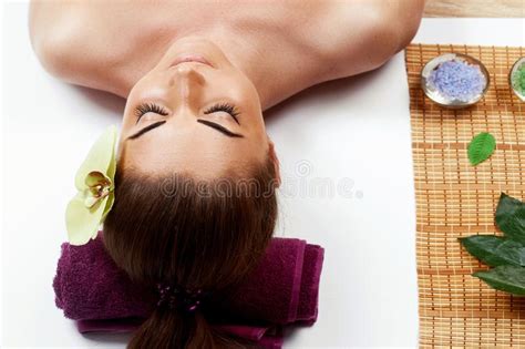 Spa Body Massage Treatment And Skin Careportrait Of Young Beautiful Woman In Spa Salonleisure