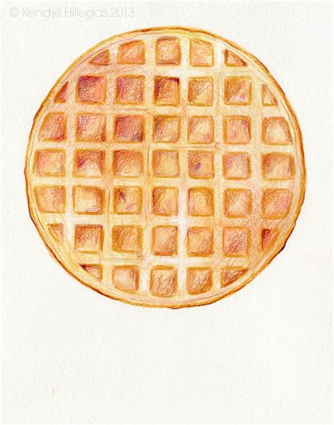 I Do Love Waffles Waffle Lover Food Painting Food Illustrations