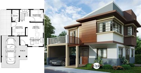Modern Two Story House Plan With 4 Bedrooms Engineering Discoveries