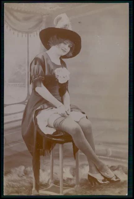french near nude woman upskirt stockings original 1910s citrate photo postcard 25 00 picclick