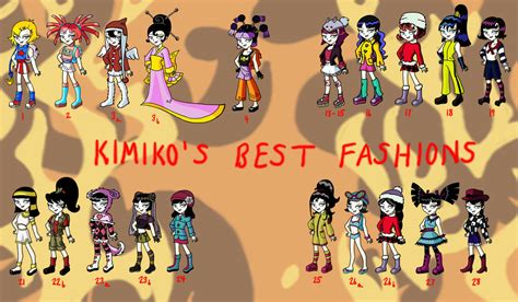 Xiaolin Showdown Kimiko Best Fashions Collection 1 By Purpleorchid 8863
