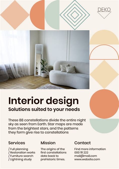 Interior Design Flyers Home Interior Design