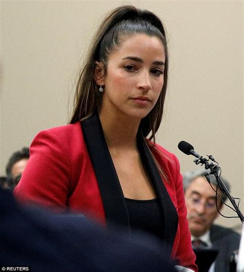 Aly Raisman Blasts Those Who Let Larry Nassar Get Away Daily Mail Online